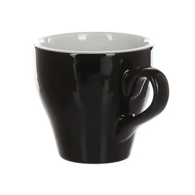 Кружка «Тулип» фарфор 280мл D=90,H=85,L=125мм черный