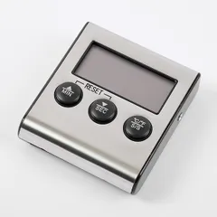 Термометр (от -30°C до +300°C) с таймером и щупом ,H=18,L=65,B=70мм, изображение 3