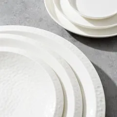 Тарелка мелкая фарфор D=113,H=16мм белый, изображение 3