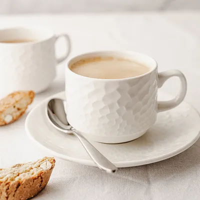 Блюдце «Морелла» фарфор D=15,2см белый, изображение 3