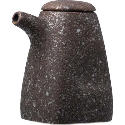 Соусник-бутылка «Кунстверк» фарфор ,L=61,B=88мм черный,матовый, изображение 3
