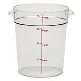 Контейнер для продуктов градуированный поликарбонат 3,8л D=20,8,H=21,8см прозр.