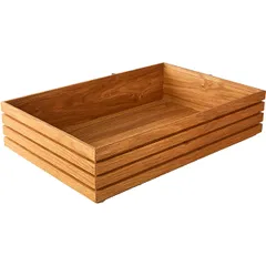 Drawer for serving oak ,H=10,L=35,B=25cm