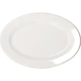 Блюдо «Кунстверк» овальное фарфор ,H=17,L=226,B=155мм белый
