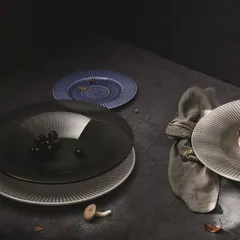 Тарелка «Виллоу Азур» мелкая фарфор D=185,H=15мм синий, изображение 3