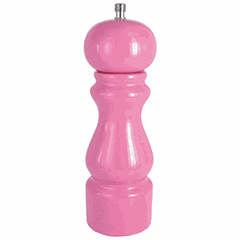 Мельница для перца с метал.механизмом бук D=65,H=200мм розов.
