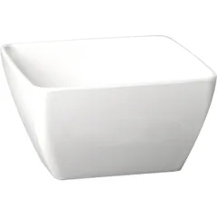 Square salad bowl plastic 140ml ,H=4,L=9,B=9cm white