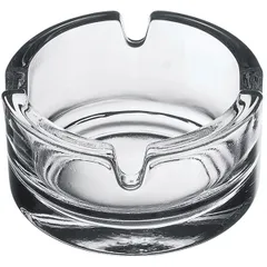 Ashtray[2pcs] glass D=73,H=36mm clear