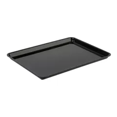 Поднос прямоугольный акрил ,H=17,L=380,B=280мм черный