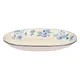 Блюдо «Фиори» овальное фарфор ,H=41,L=307,B=178мм слон.кость,синий, изображение 2