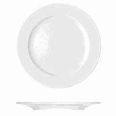 Plate “Bonn” small  porcelain  D=16cm  white