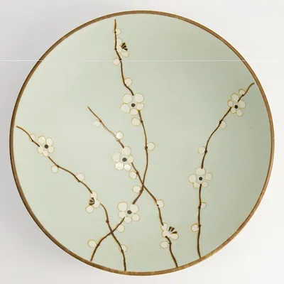 Салатник «Грин Сошун» фарфор 1,4л D=240,H=75мм зелен., изображение 4