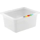 Гастроемкость GN 1/2 без крышки полипроп. 8,9л ,H=15,L=32,5,B=26,5см прозр.