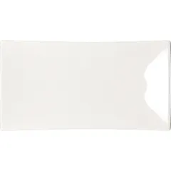 Блюдо «Кунстверк» прямоугольное фарфор ,L=27,5,B=14см белый, изображение 2