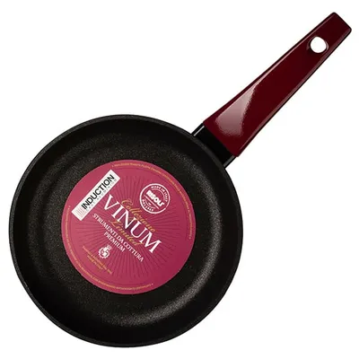 Сковорода «Винум» алюм.литой,бакелит D=240,H=75мм черный,красный, изображение 2