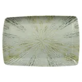 Блюдо «Фьюжн Блю&Грэй» прямоугольное фарфор ,L=35,B=22см серый