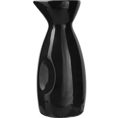 Sake bottle “Kunstwerk” porcelain 140ml D=5,H=12cm black