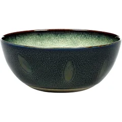 Salad bowl ceramics 450ml D=137,H=60mm gray,blue