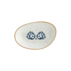 Салатник овальный 150*100 мм. 140 мл.  h=30 мм. Виенто, форма Ваго /1/12/ (69180)