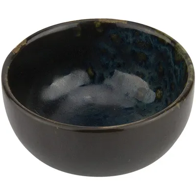 Салатник «Фобос» керамика 0,65л D=15,H=7см черный,синий
