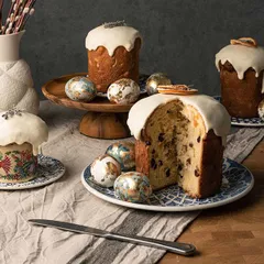 Тарелка «Инк» мелкая фарфор D=25,H=2см синий,белый, изображение 2