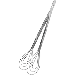 Whisk tongs stainless steel ,L=32/10cm metal.