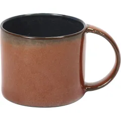 Coffee cup ceramics 100ml D=60,H=51mm blue,brown.