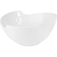 Salad bowl “Kunstwerk” porcelain 1l D=20,H=10,L=20.3cm white