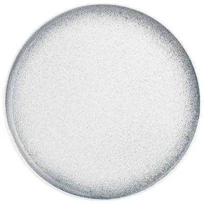 Тарелка фарфор D=27см белый,серый