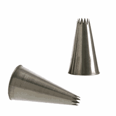 Set of pastry nozzles “Star”[2pcs] stainless steel D=9mm