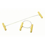 Слайсер для сыра[10шт] сталь нерж. ,L=30,B=7см бежев.