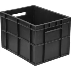 Box for products "Fin-Pak" polyethylene 25l ,H=26,L=40,B=30cm black
