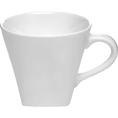 Чашка чайная «Кунстверк» фарфор 200мл D=90,H=75,L=115мм белый, изображение 2