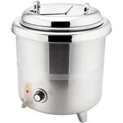 Electric food warmer tureen. 50Hz stainless steel 10l ,H=38,L=40,B=40cm 450W