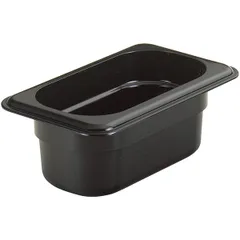 Gastronorm container (1/9)*65(-40C to +99C) polycarbonate 0.57l black