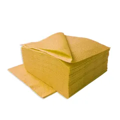 Салфетки 1-сл.33*33см[400шт] желт.