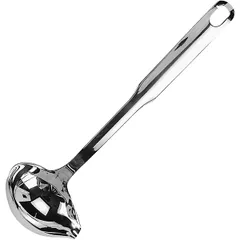 Spoon for sauce stainless steel 70ml ,L=29cm metal.