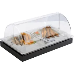 Поднос фуршетный GN 1/2 фарфор ,H=20,L=325,B=265мм белый, изображение 2