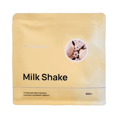 Смесь сухая для приготовления напитков «Ваниль» для молочных коктейлей 500г картон,пластик ,H=18,L=1, Вкус: Ваниль, Назначение: Молочные коктейли, изображение 2