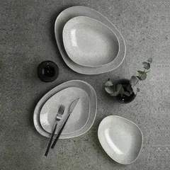 Салатник «Гэлэкси» фарфор 0,6л D=180,H=58мм свет.-сер., изображение 2