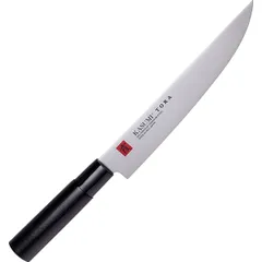 Kitchen slicer knife  stainless steel, wood , L=325/200, B=32mm  metallic, black