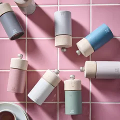 Мельница для соли «Бореаль» бук ,H=12см свет.-сер., изображение 3