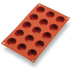 Confectionery mold “Circle”[15pcs] silicone D=40,H=20,L=325,B=176mm