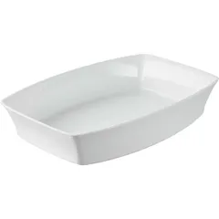 Baking dish “Alexandria”  porcelain  2.75 l , H=65, L=340, B=225mm  white