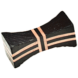 Подставка для палочек сосна ,H=17,L=42,B=17мм черный,бежев.