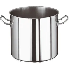 Pan stainless steel 17l D=28,H=28cm metal.