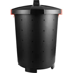 Tank with lid polyprop. 45l D=48,H=61cm black