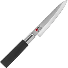 Нож кухонный «Токио» двусторонняя заточка сталь нерж.,пластик ,L=235/120,B=25мм