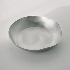 Блюдо для морепродуктов «Арго» с неровными краями алюмин. D=300,H=45мм серебрист., изображение 4