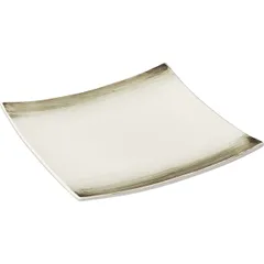 Тарелка «Айсио» квадратная фарфор ,H=31,L=196,B=196мм белый,серый, изображение 2